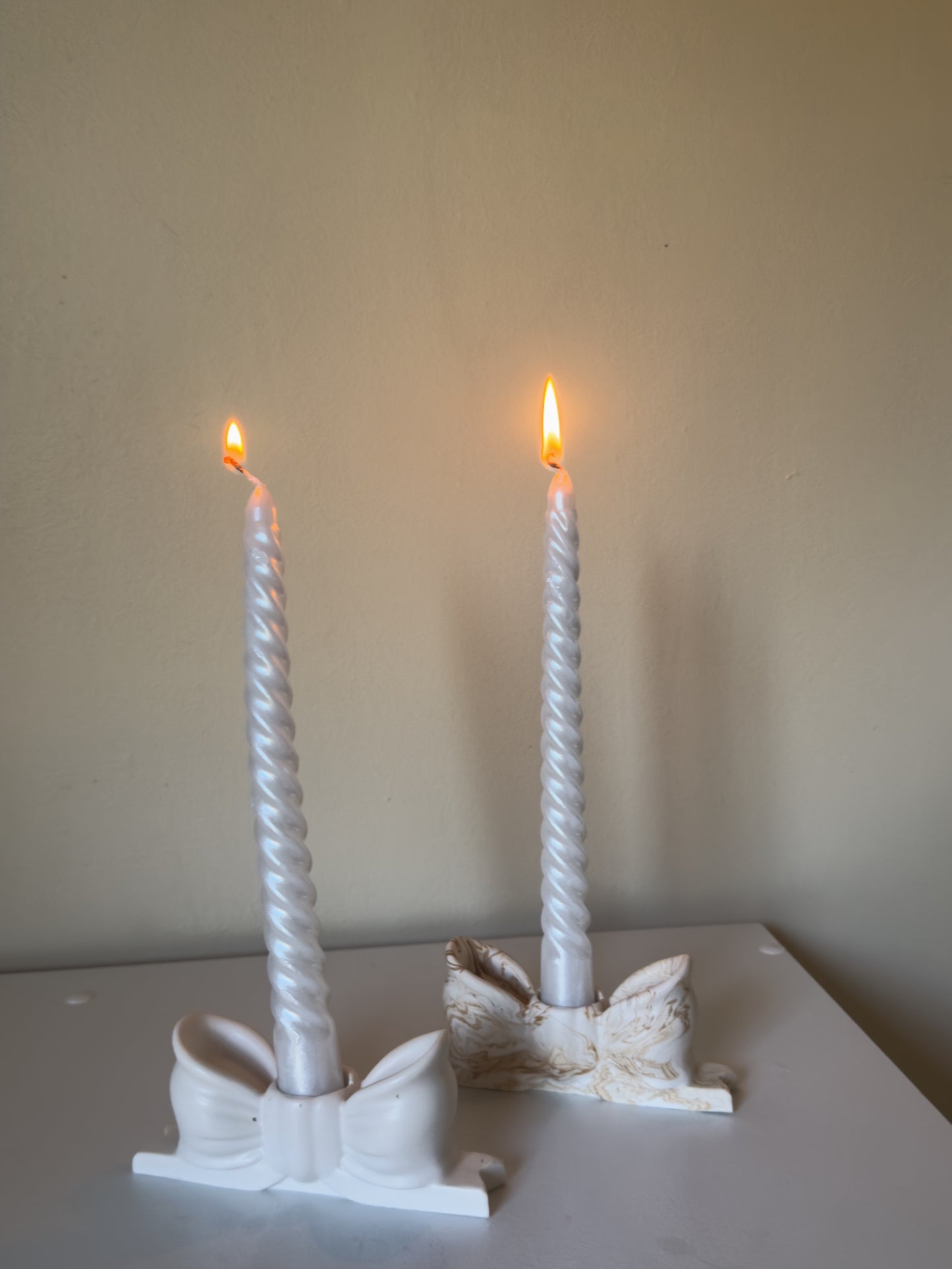 Bow Candle Stick Holder