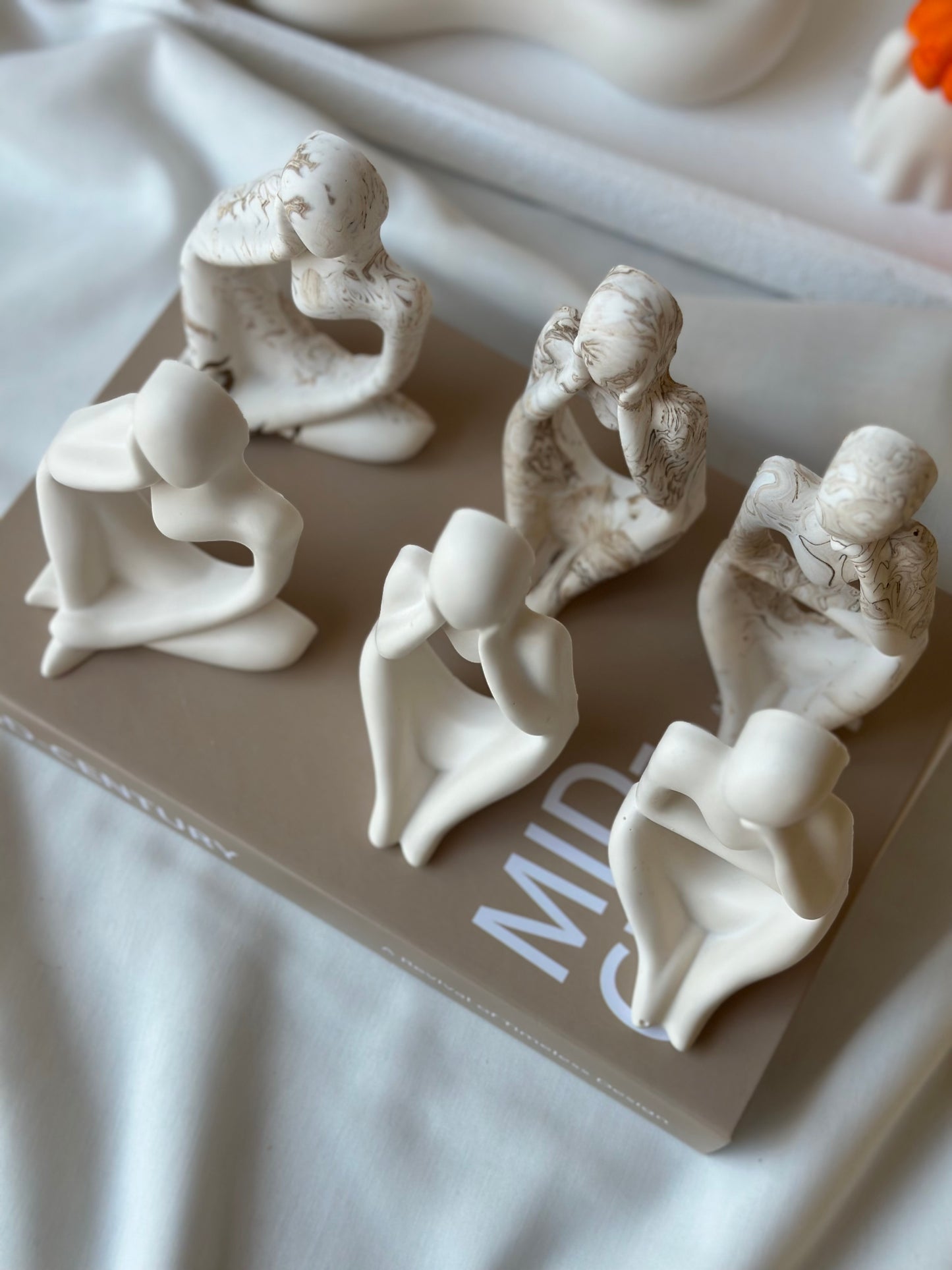 The Thinker Sculpture - Set of 3