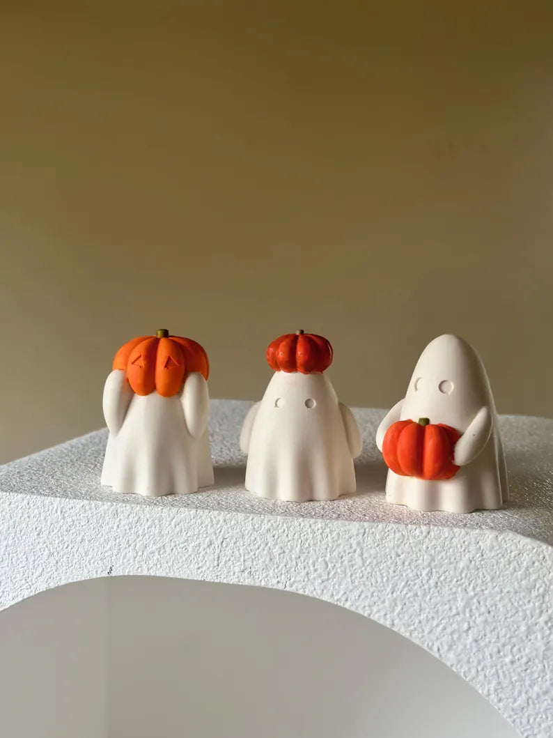 Pumpkin Ghosts - Set of 3