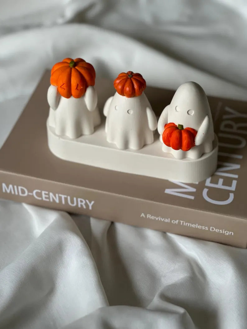 Pumpkin Ghosts - Set of 3