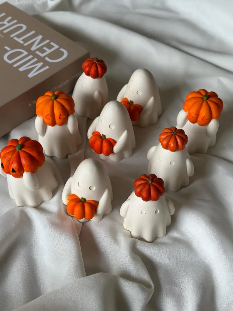 Pumpkin Ghosts - Set of 3