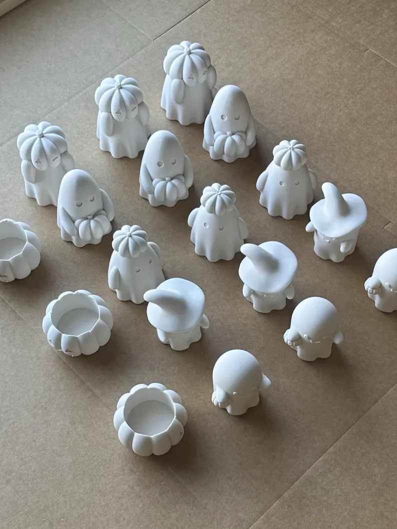Pumpkin Ghosts - Set of 3