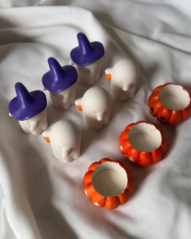 Pumpkin & Witch Hat - Set of 3