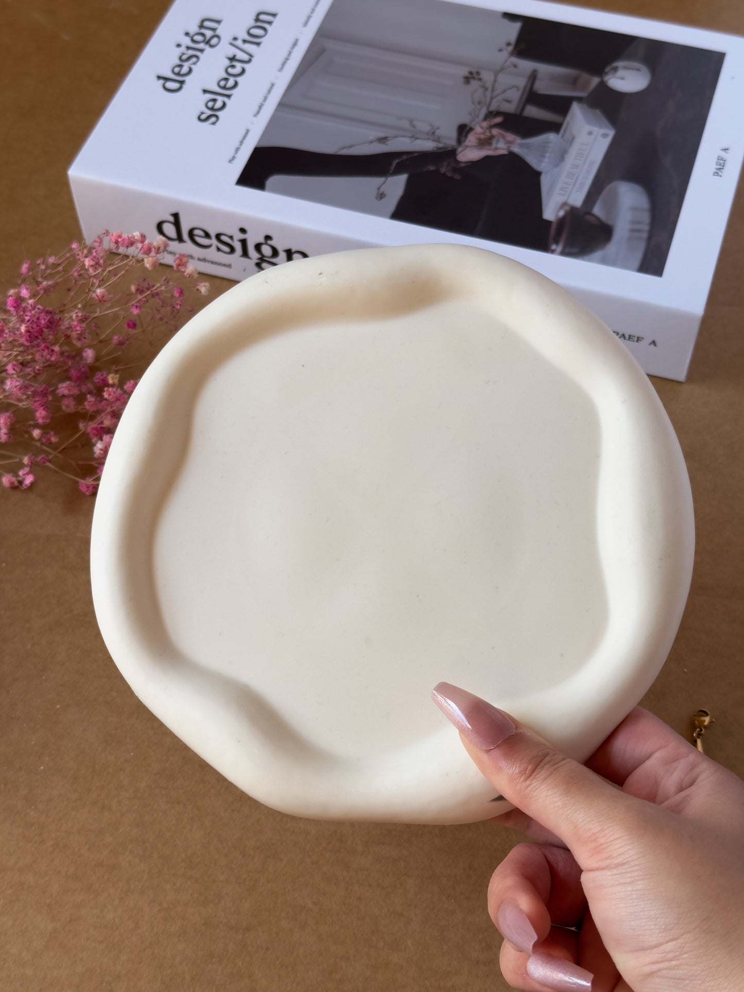 Round Irregular Cloudy Tray