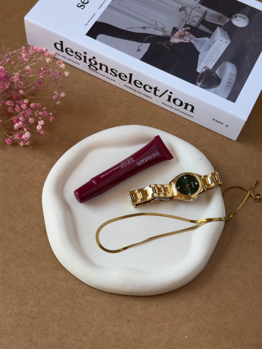 Round Irregular Cloudy Tray