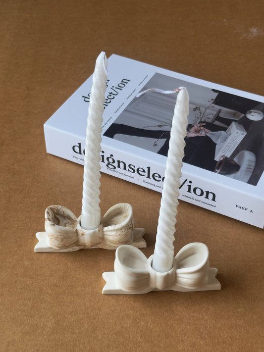 Bow Candle Stick Holder