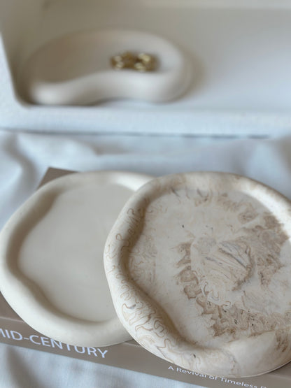 Round Irregular Cloudy Tray