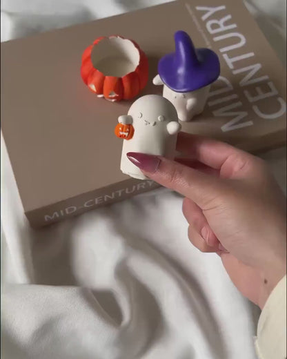 Pumpkin & Witch Hat - Set of 3